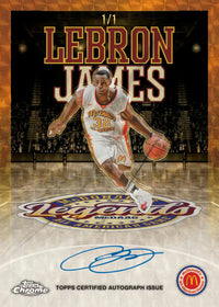 2025 Topps Chrome McDonald's All American Basketball Hobby Box