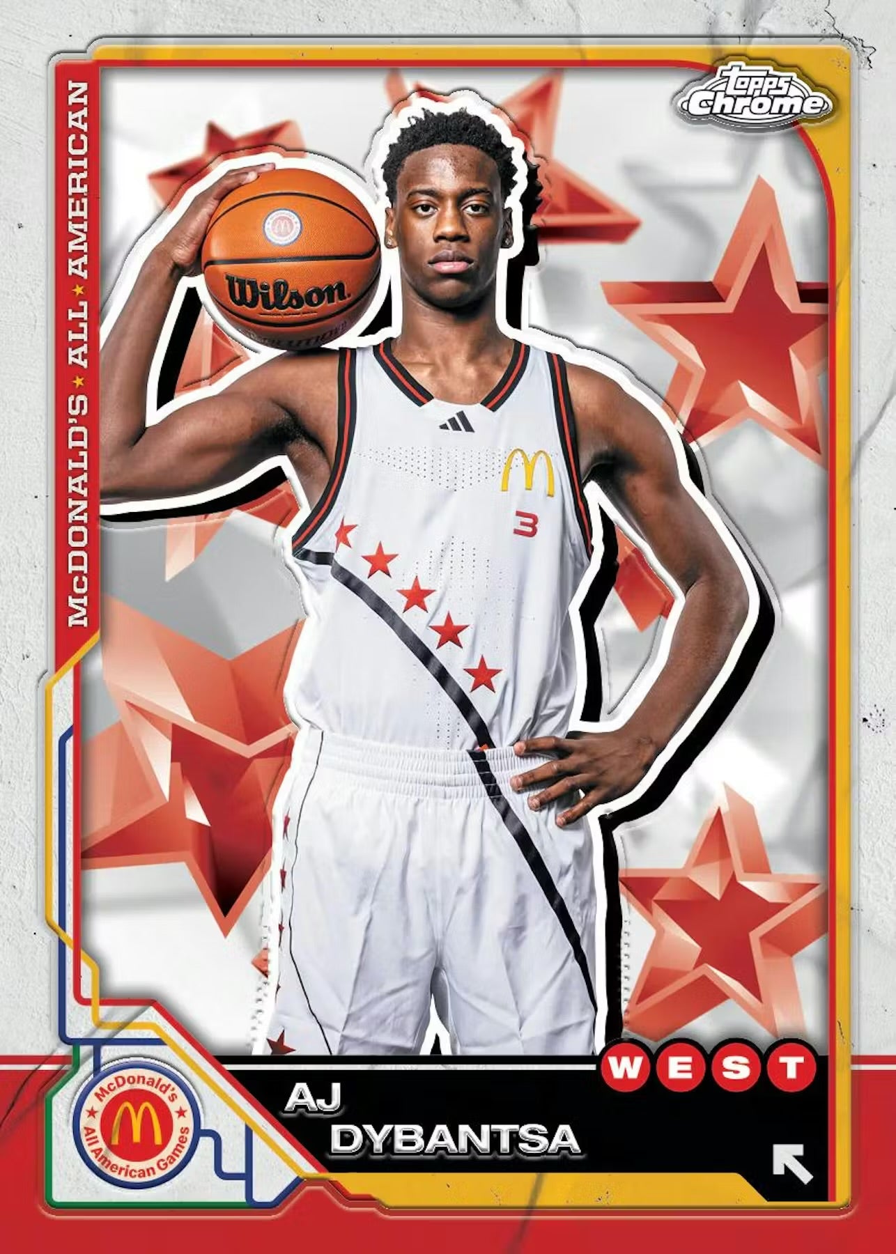 2025 Topps Chrome McDonald's All American Basketball Mega Box