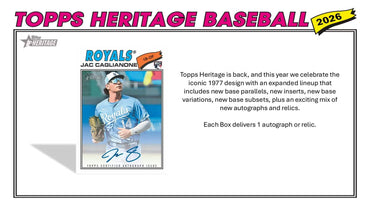 2026 Topps Heritage Baseball Mega Box
