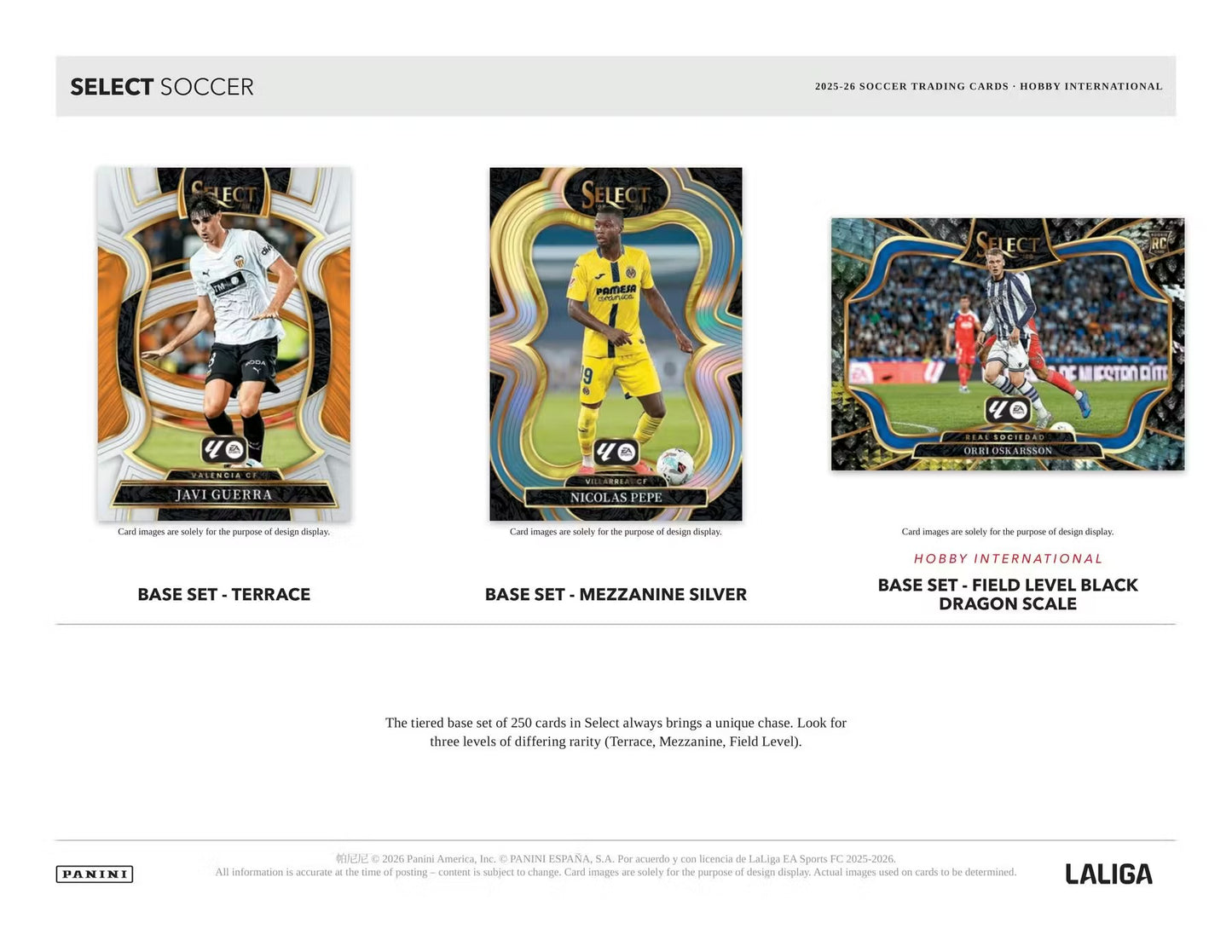 2025-26 Panini Select La Liga Soccer Hobby International Box