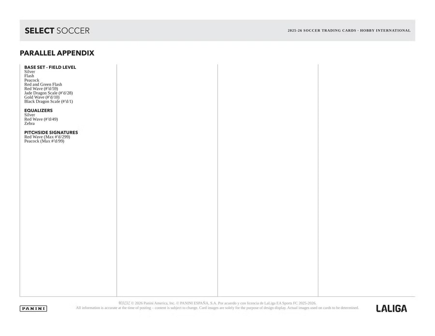 2025-26 Panini Select La Liga Soccer Hobby International Box