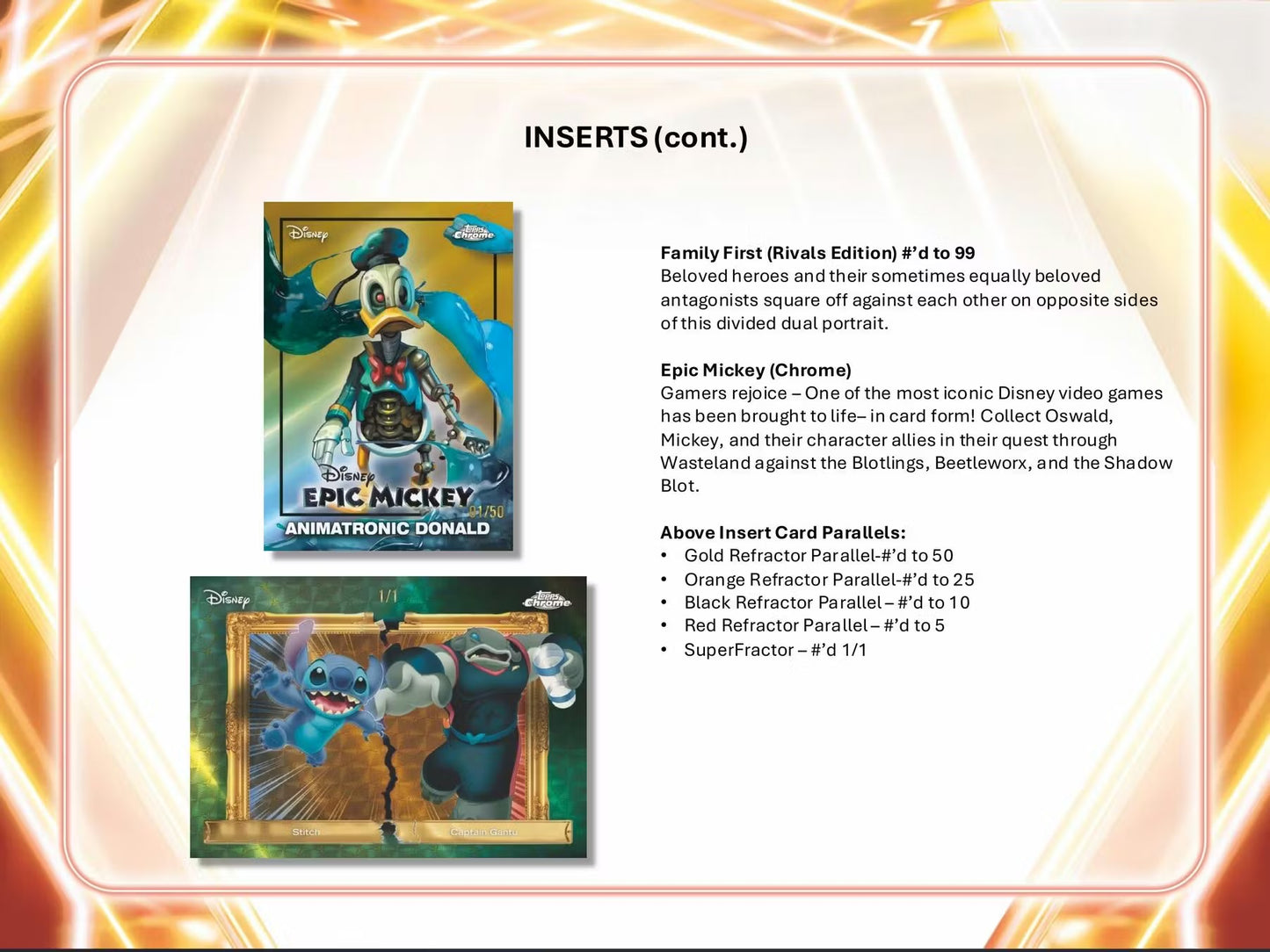 2026 Topps Disney Neon Mega Box