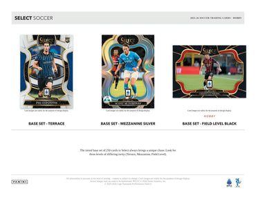 2025-26 Panini Select Serie A Soccer Hobby Box