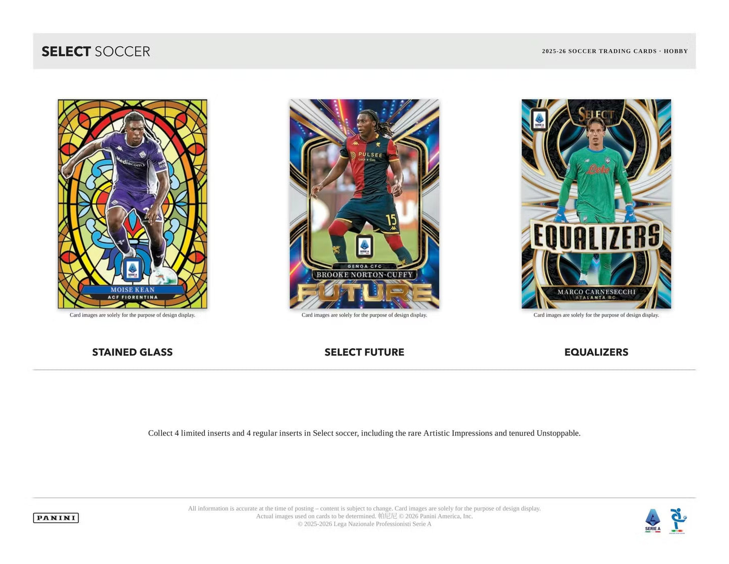 2025-26 Panini Select Serie A Soccer Hobby Box