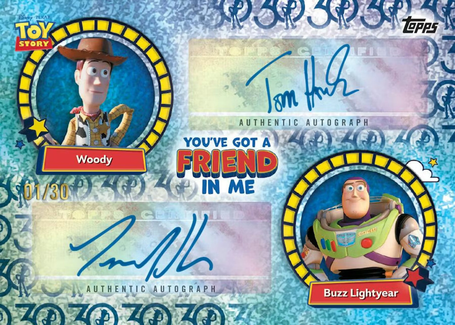 2025 Topps Crystal 30 Years of Toy Story Hobby Box