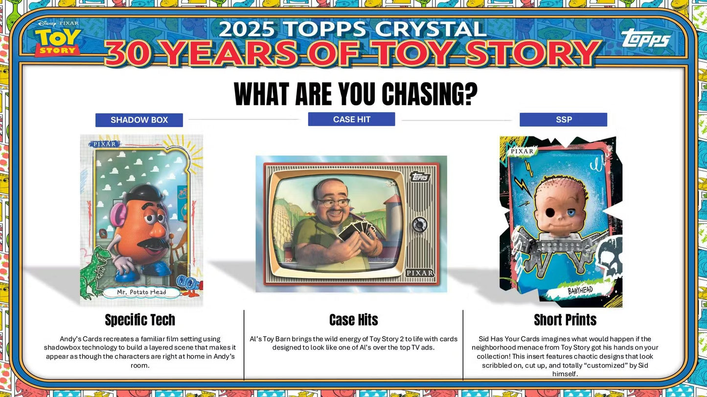 2025 Topps Crystal 30 Years of Toy Story Hobby Box