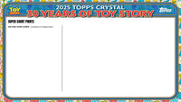 2025 Topps Crystal 30 Years of Toy Story Hobby Box