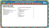 2025 Topps Crystal 30 Years of Toy Story Hobby Box