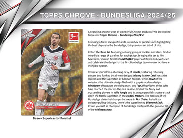 2024-25 Topps Chrome Bundesliga Hobby Box