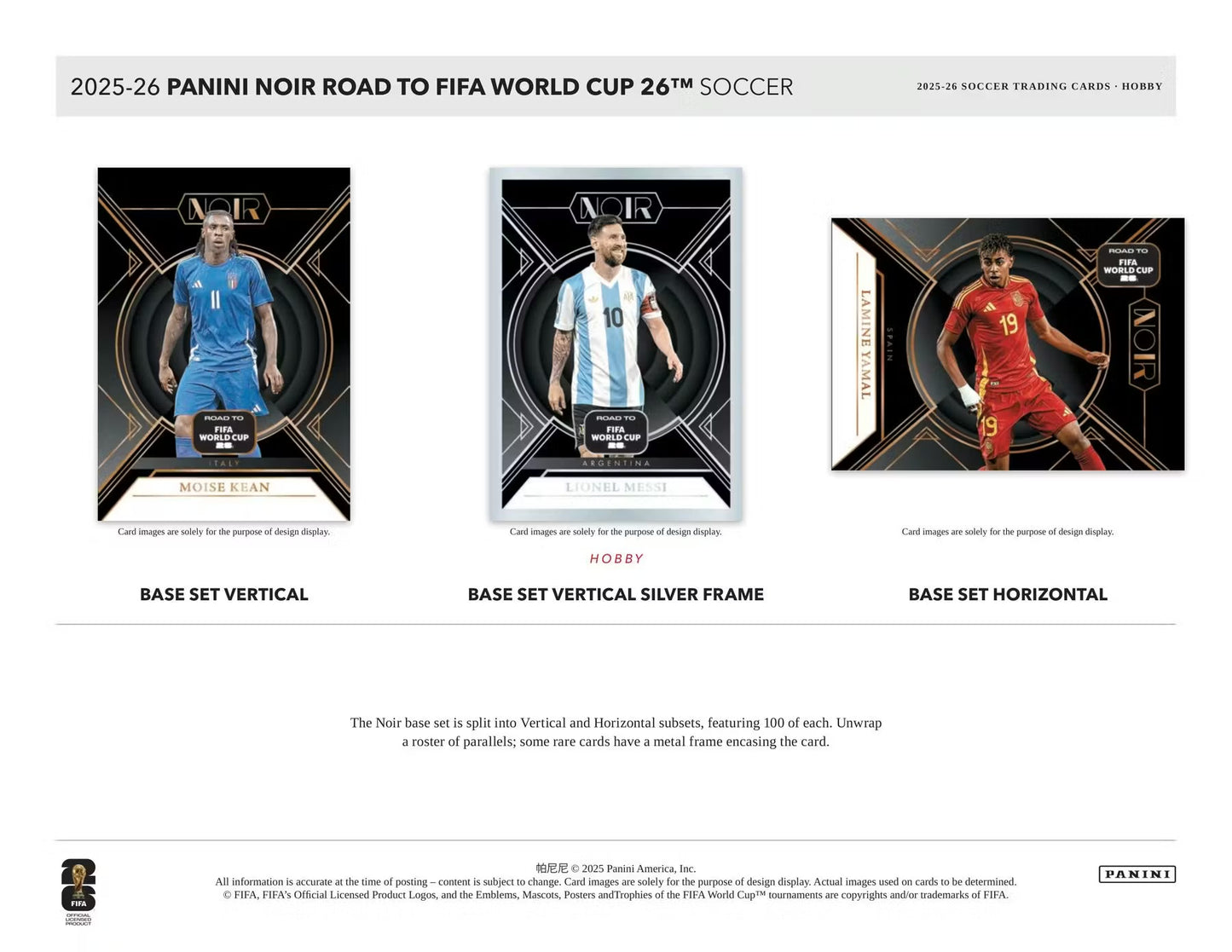 2025-26 Noir Road to FIFA World Cup Soccer Hobby Box