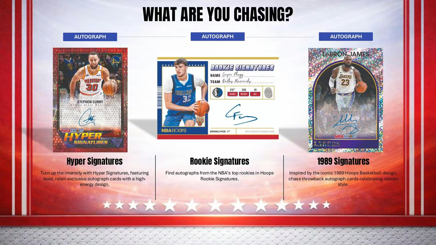 2025-26 Topps Hoops Basketball Hobby Box