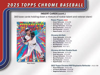2025 Topps Chrome Baseball Jumbo Box