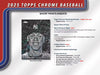 2025 Topps Chrome Baseball Jumbo Box