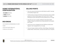 2025-26 Panini Noir Road to FIFA World Cup Soccer Hobby International Box