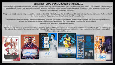 2025-26 Topps Signature Class Basketball Mega Box