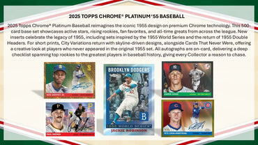 2025 Topps Chrome Platinum Baseball Blaster Box
