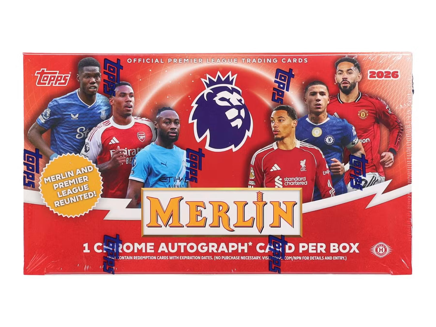 2026 Topps Merlin Premier League Hobby Box