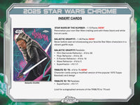 2025 Topps Chrome Star Wars Hobby box