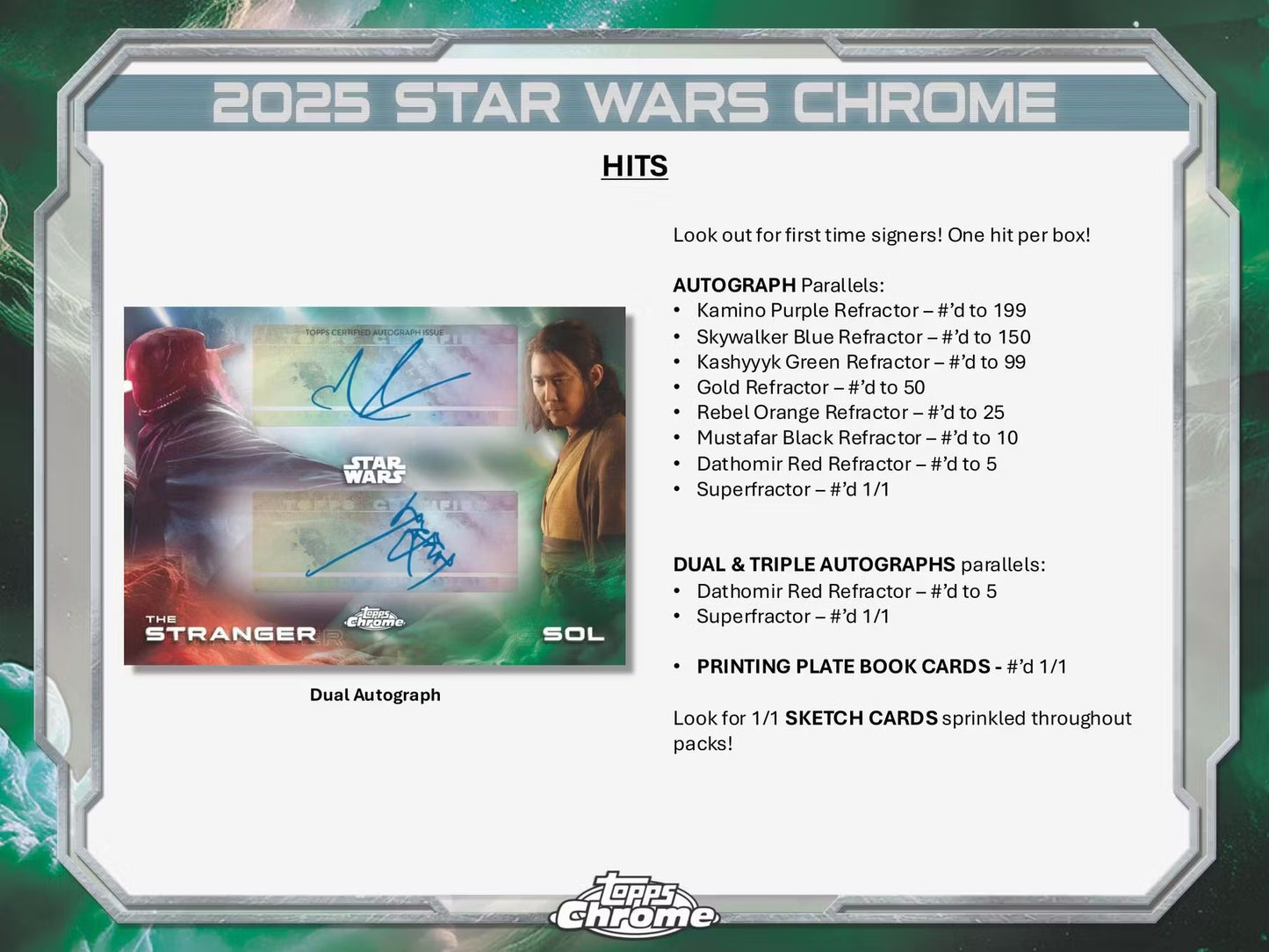 2025 Topps Chrome Star Wars Hobby box