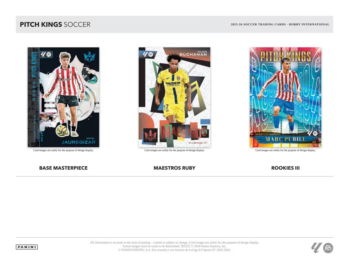 2025-26 Panini Pitch Kings Soccer Hobby International Box