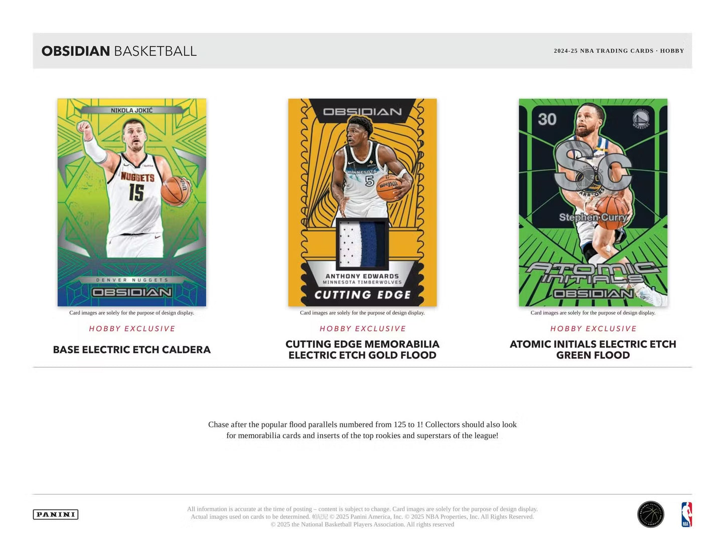 2024-25 Panini Obsidian basketball Hobby Box