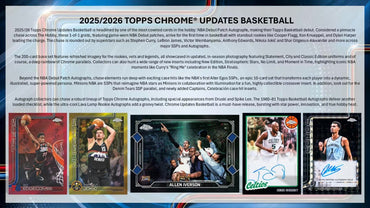 2025-26 Topps Chrome Update Basketball Hobby Box