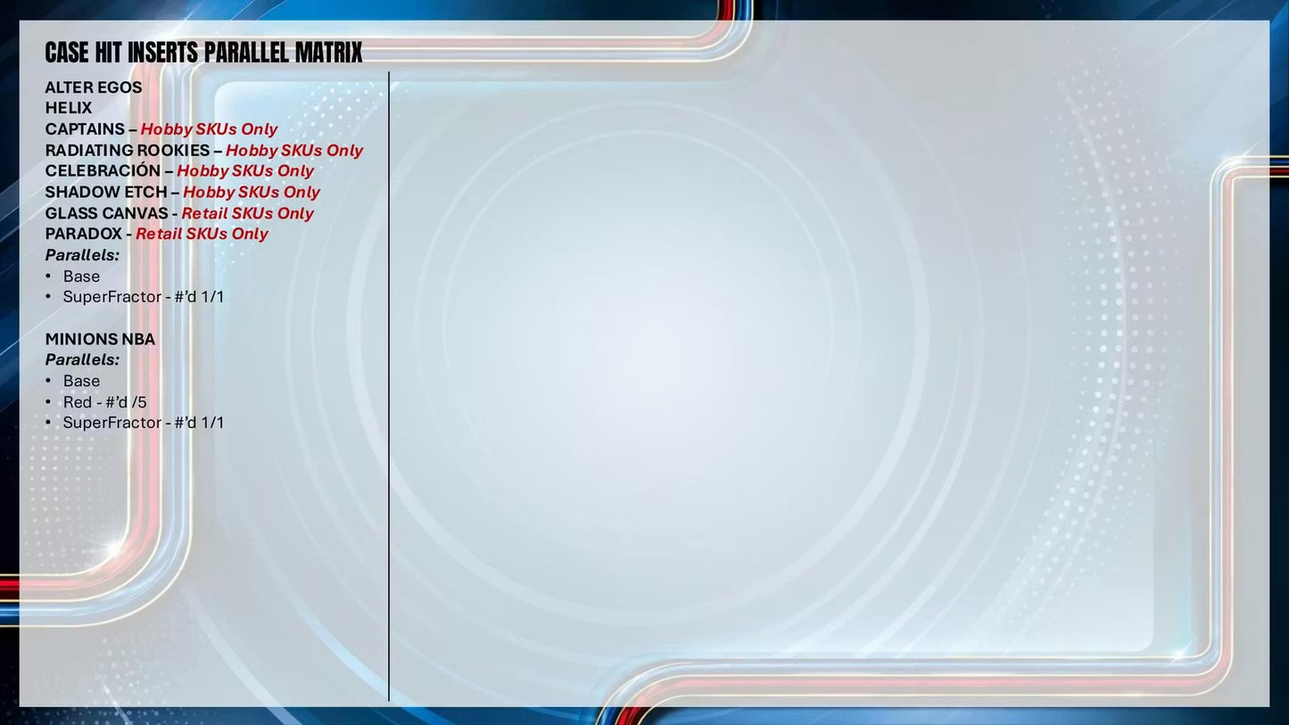 2025-26 Topps Chrome Update Basketball Hobby Box