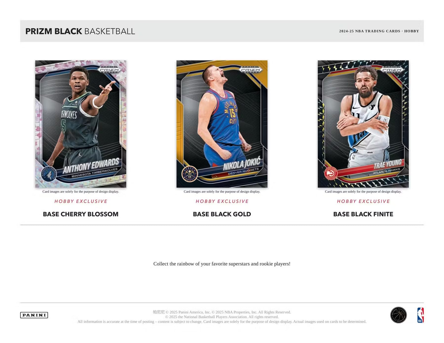 2024-25 Panini Prizm Black Basketball Hobby Box