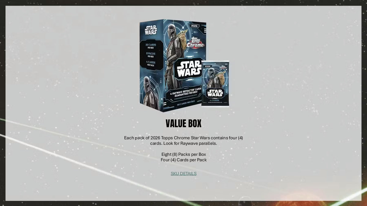 2026 Topps Chrome Star Wars Blaster Box