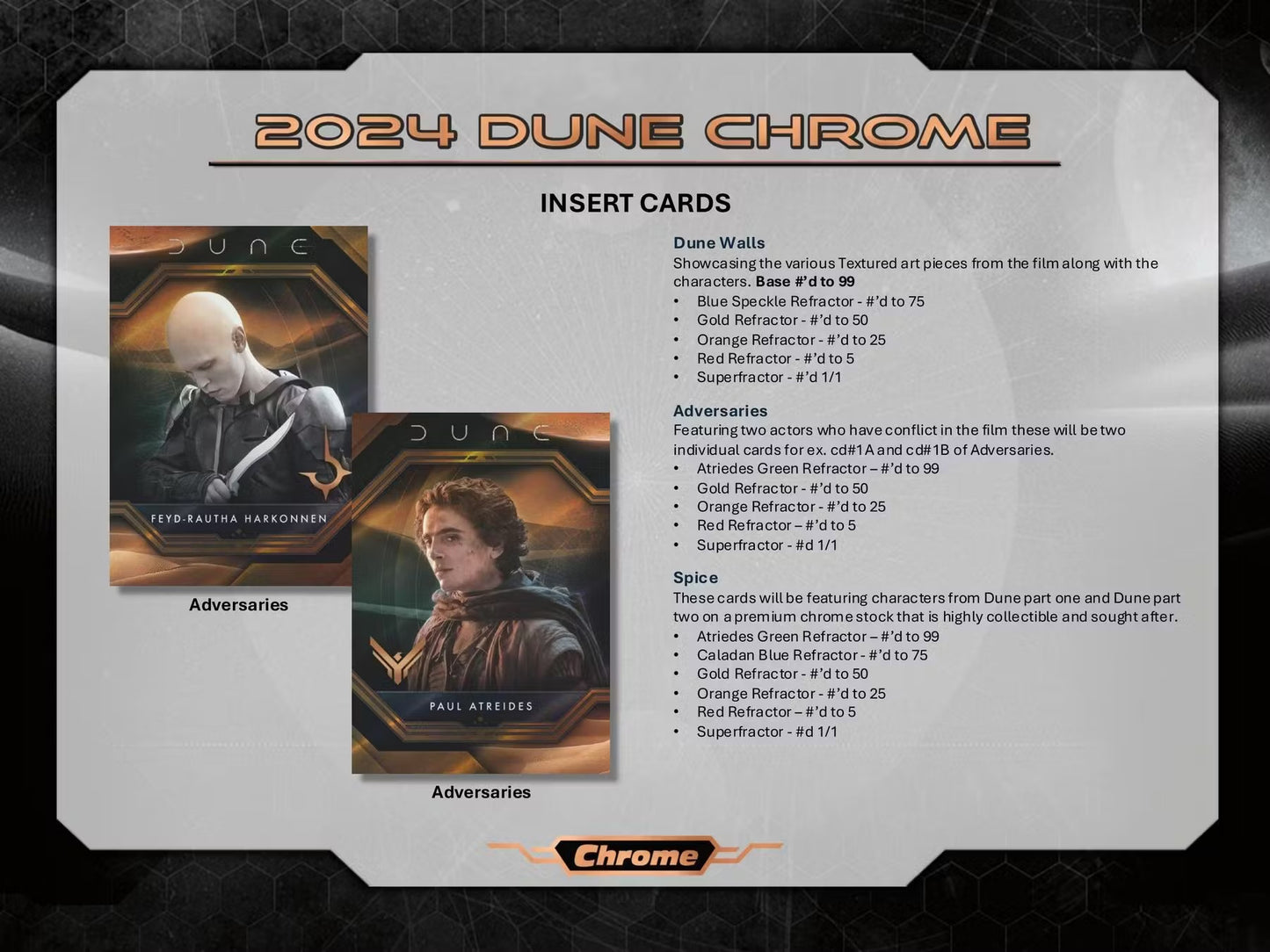 2024 Topps Dune Chrome Blaster Box