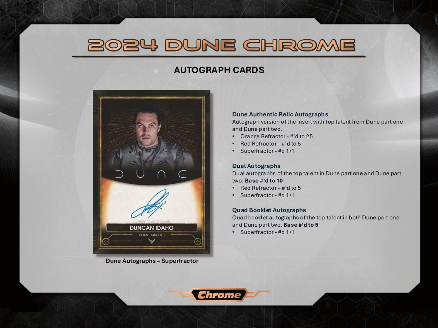 2024 Topps Dune Chrome Blaster Box