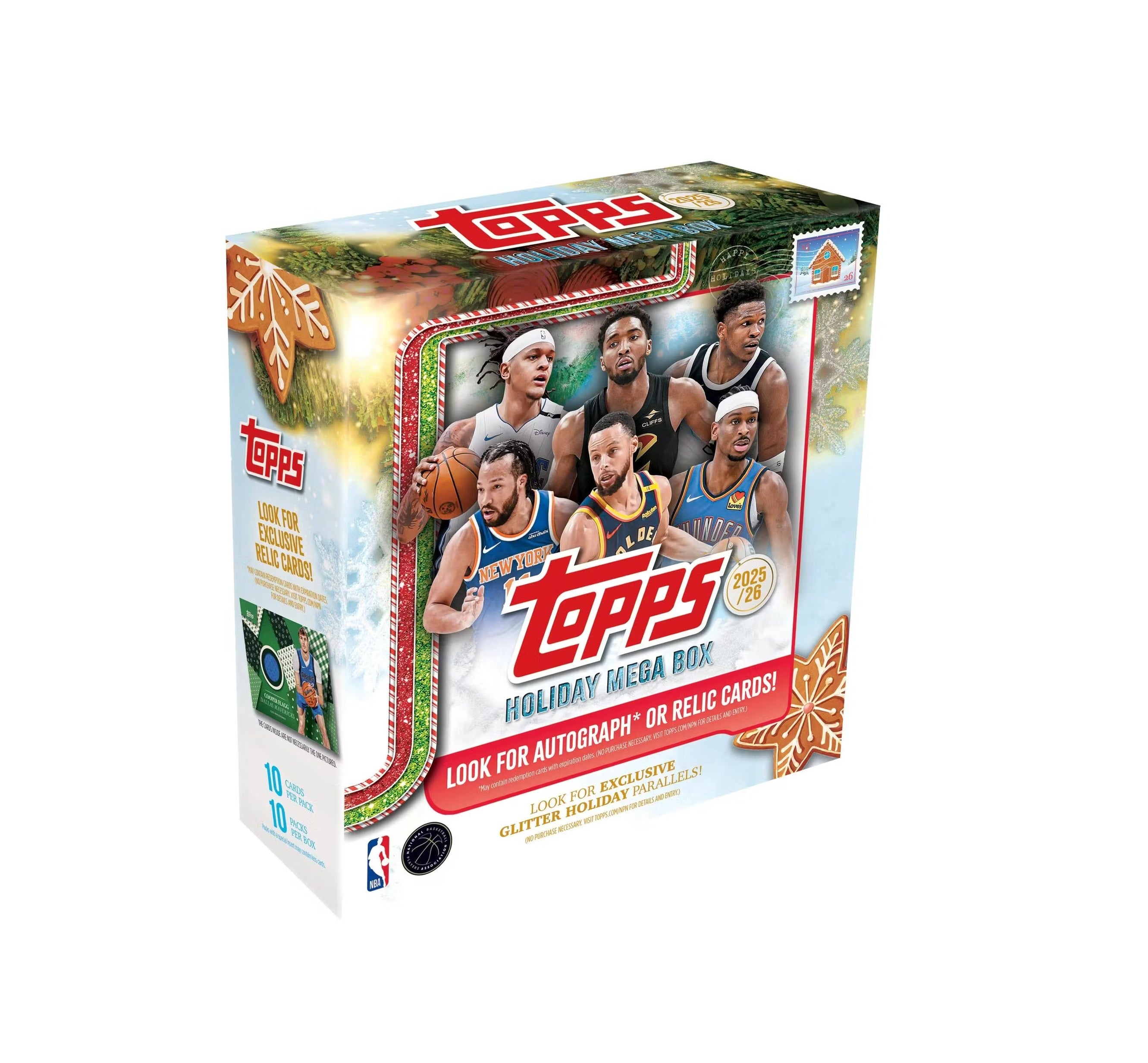 NBA TOPPS HOLIDAY MEGA BOX 1カートン 20BOX NBA 2025 -26 TOPPS HOLIDAY MEGA BOX[1ボックス] : カードショップ