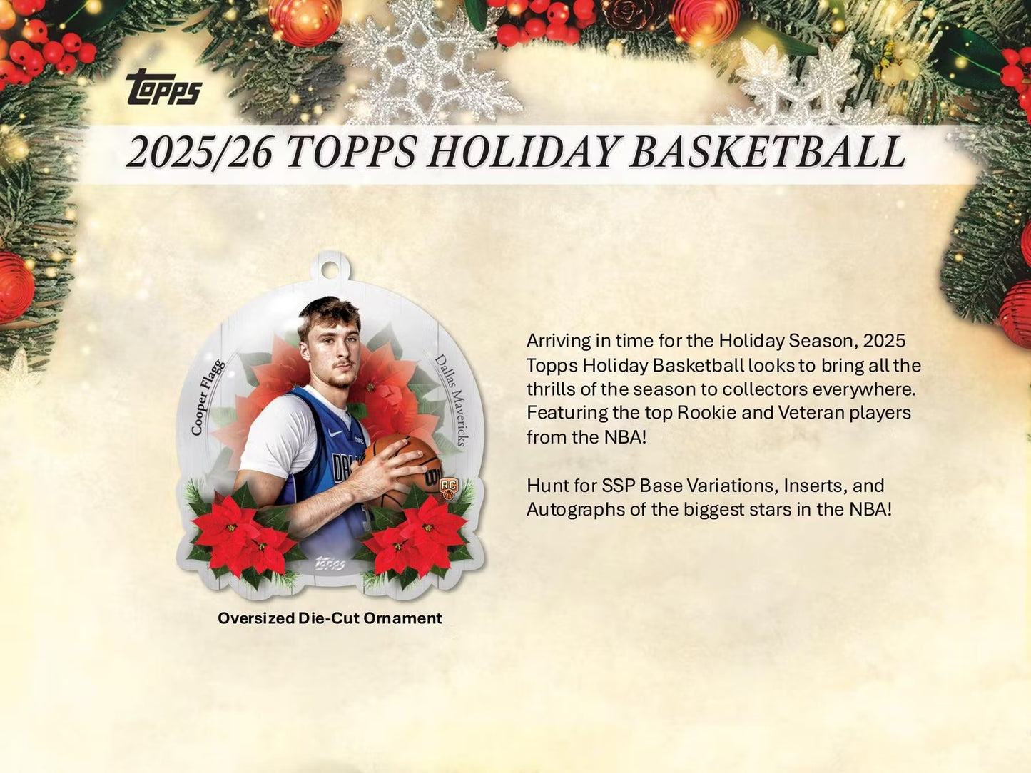 2025-26 Topps Holiday Basketball Mega Box