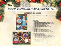 2025-26 Topps Holiday Basketball Mega Box