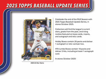2025 Topps Update Series Baseball Hobby Box