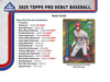 2025 Topps Pro Debut Baseball Hobby Jumbo Box