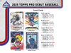 2025 Topps Pro Debut Baseball Hobby Jumbo Box
