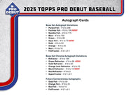2025 Topps Pro Debut Baseball Hobby Jumbo Box