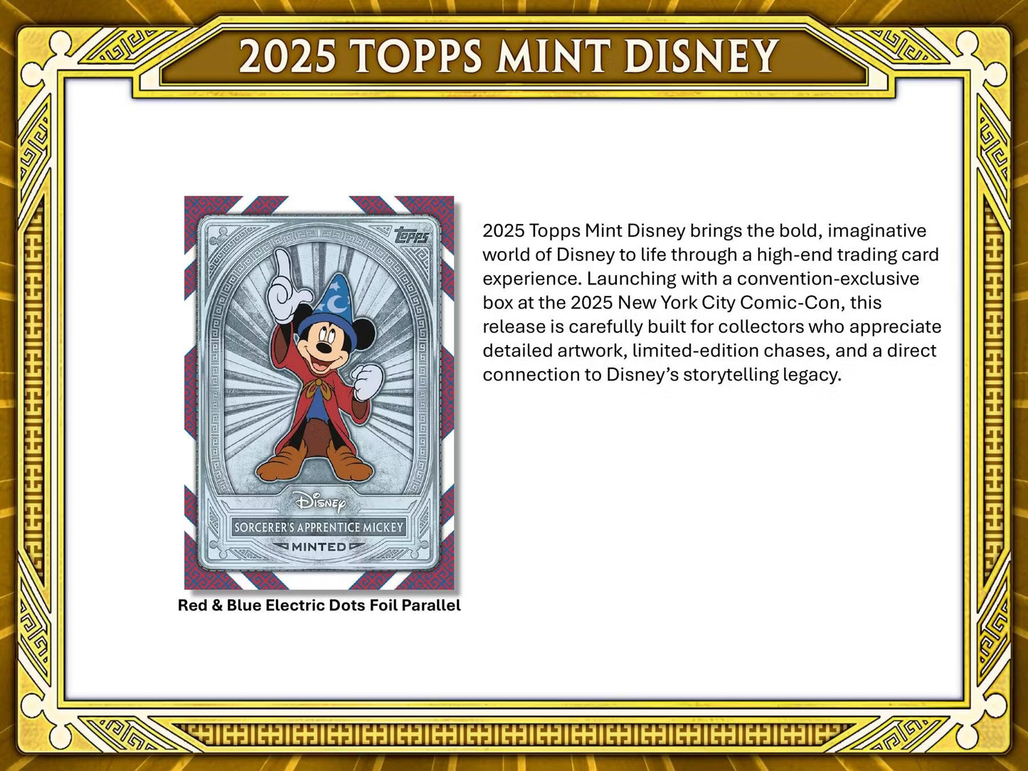 2025 Topps Disney Mint Hobby Box