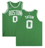 Jayson Tatum Boston Celtics Autographed & Inscribed 2020/21 Nike Icon #0 Authentic Jersey - Limited Edition #22/22