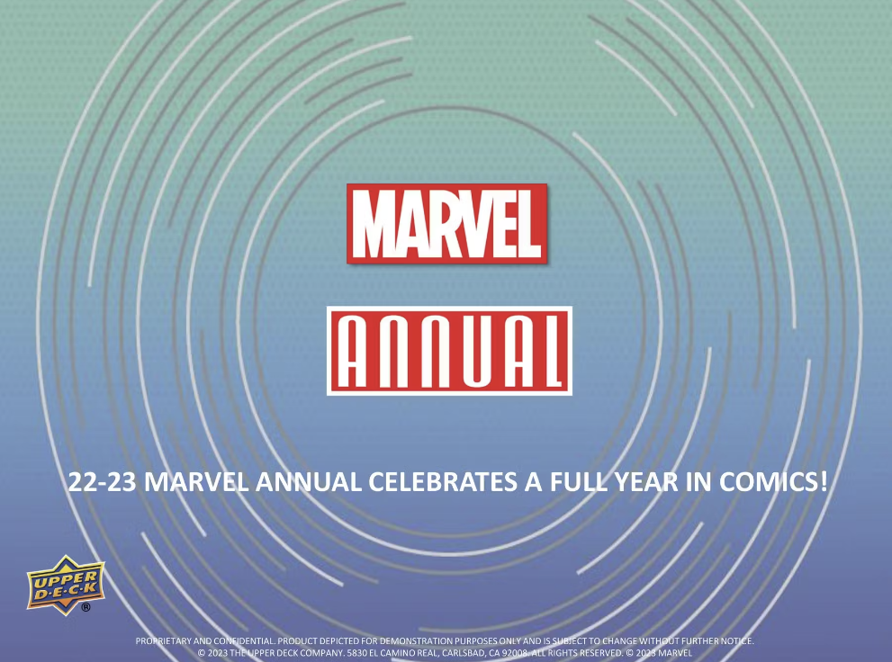 (Upper Deck 2022-23) Marvel Annual Hobby