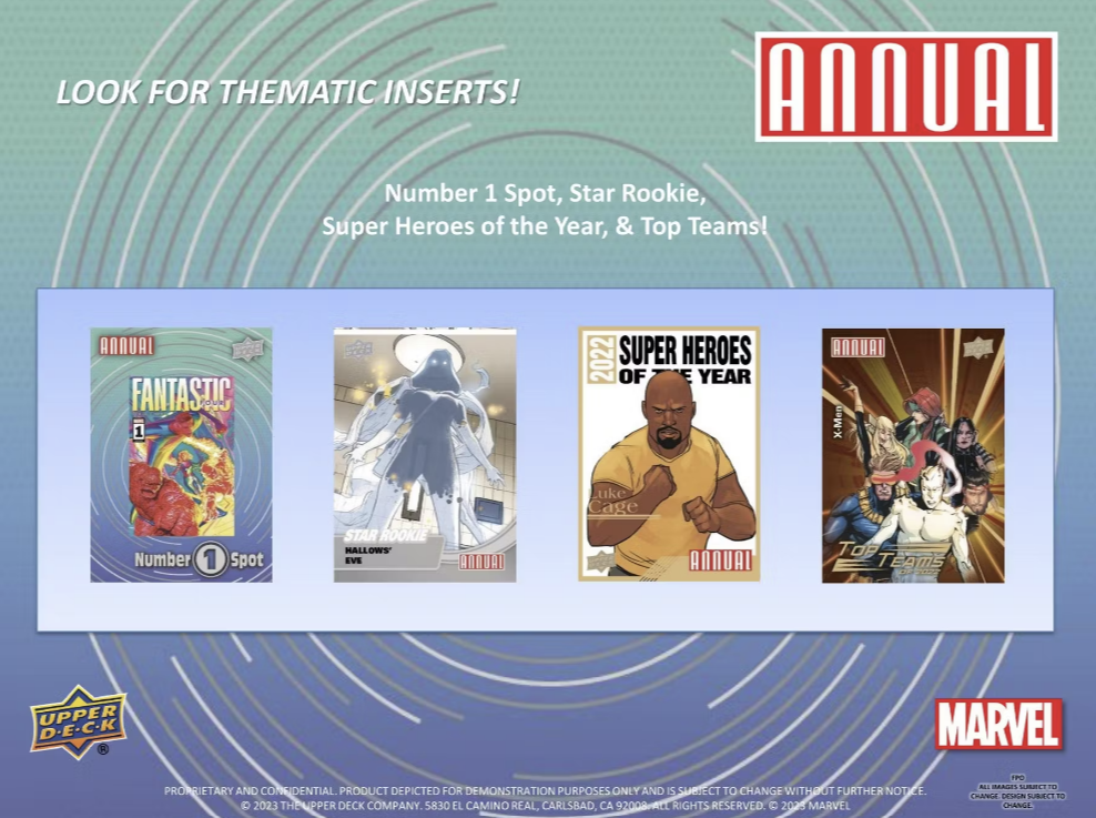(Upper Deck 2022-23) Marvel Annual Hobby