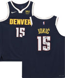 Nikola Jokic Denver Nuggets Autographed & Inscribed Nike #15 Authentic Jersey - Limited Edition #21/21 - Size 48