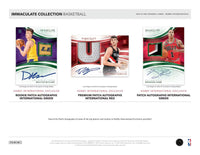 2024-25 Panini Immaculate Basketball International Box