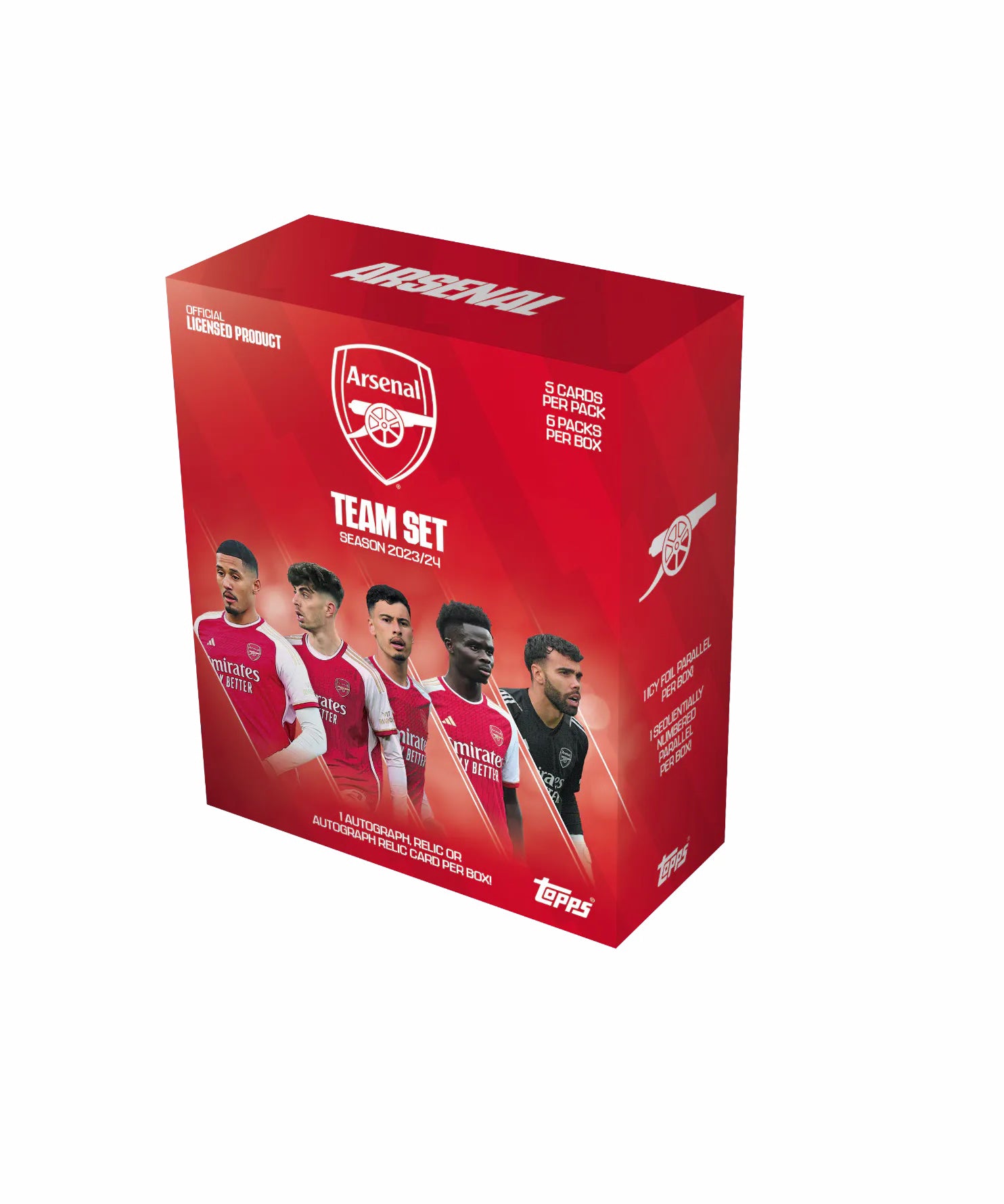 2023-24 Topps Arsenal FC Official Team Set