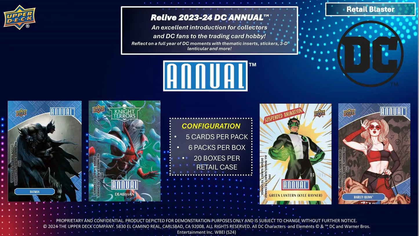 2023-24 Upper Deck DC Annual Blaster Box
