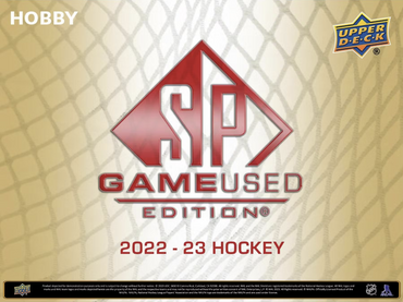 2022-23 Upper Deck SP Game Used Hockey Hobby
