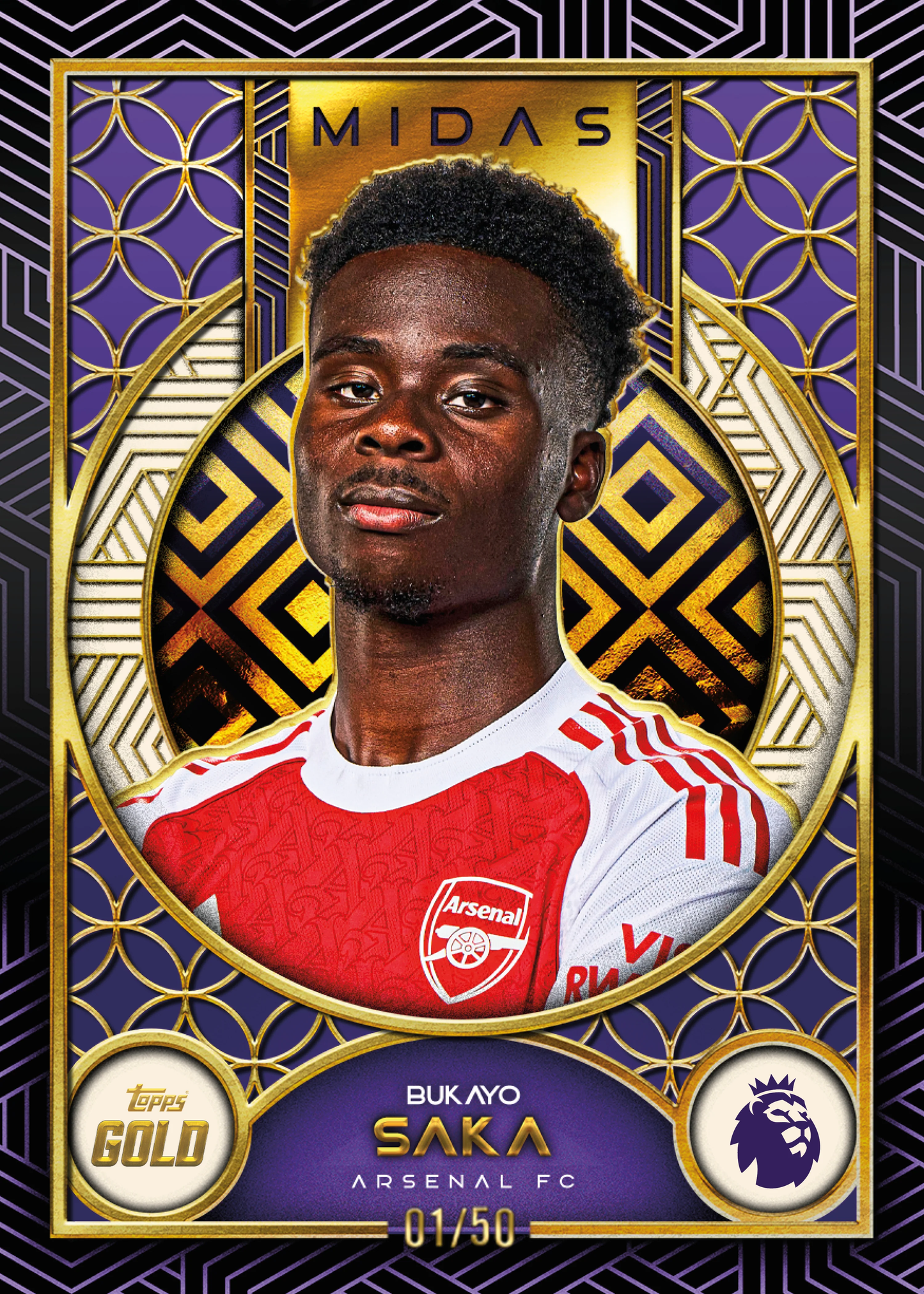 2025-26 Topps EPL Gold Soccer Hobby Box