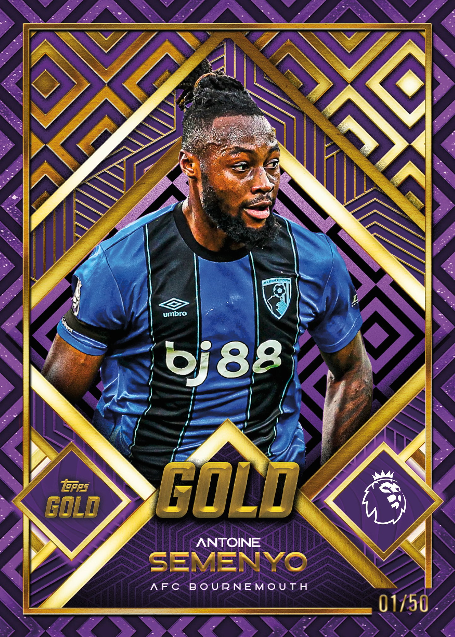 2025-26 Topps EPL Gold Soccer Hobby Box