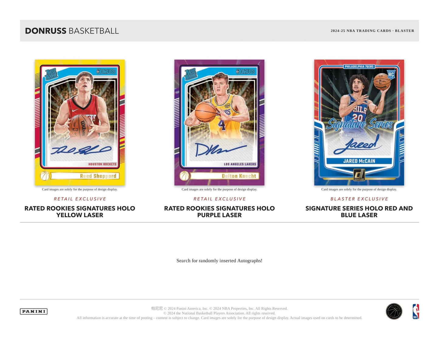 2024-25 Panini Donruss Basketball Blaster Box